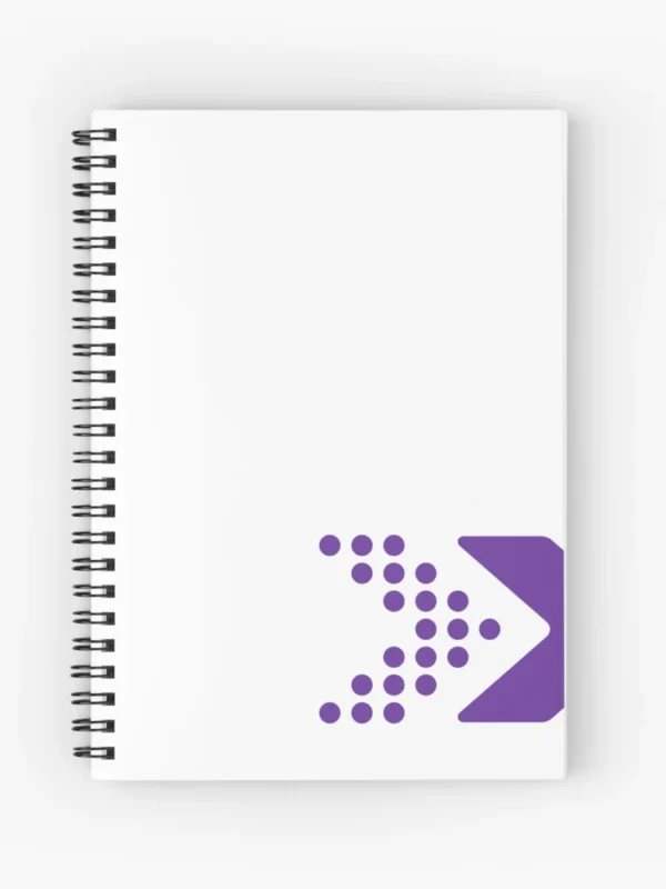 Cuaderno con flechas